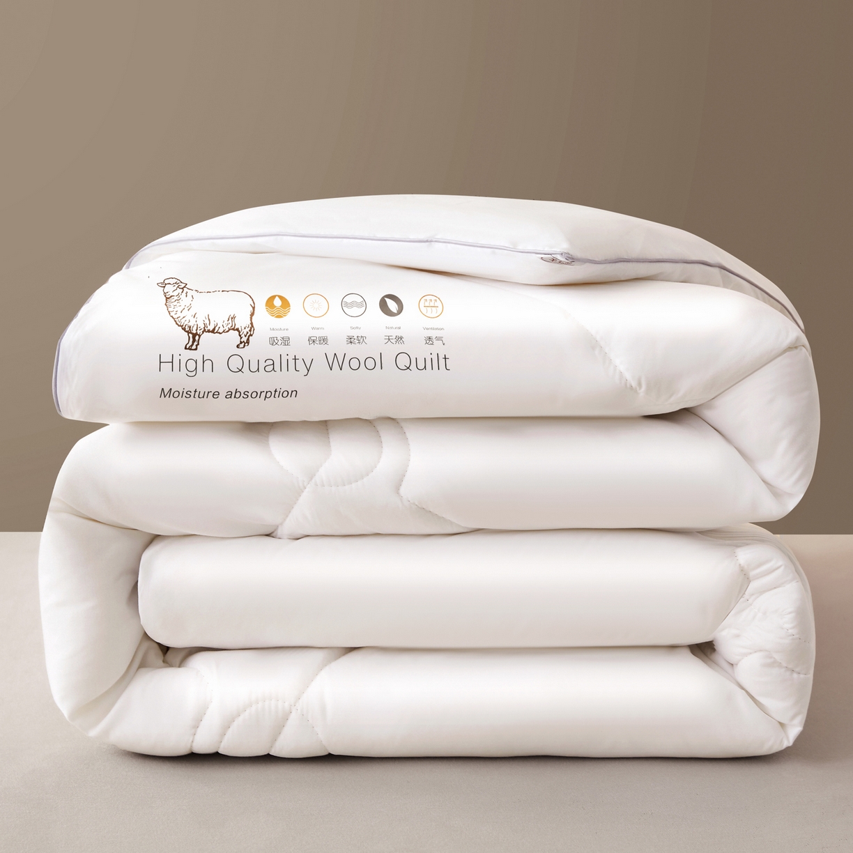 91家纺网 家纺一手货源 找家纺 （总）帕芬鸟家纺 2025新款100%澳洲羊毛被（国）