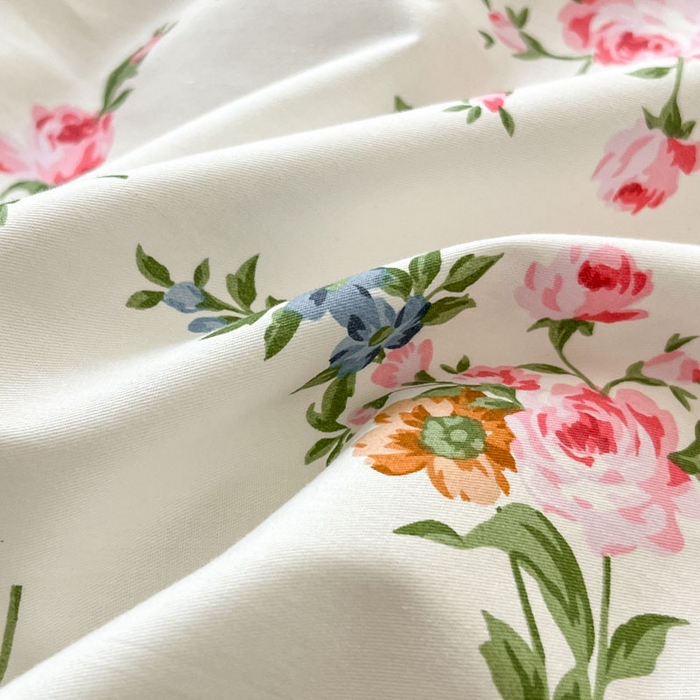 91家纺网 家纺一手货源 找家纺 小叮当家纺仓储工厂店 2025新款13372碎花全棉纯棉四件套 琪琪子