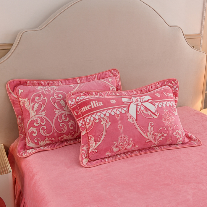 91家纺网 家纺一手货源 找家纺 羽梦2025新款8.5斤牛奶法莱绒金貂法兰绒四件套直播爆款爱丽丝