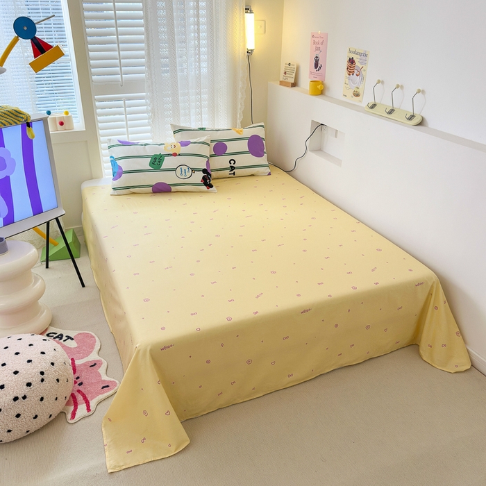 91家纺网 家纺一手货源 找家纺 小叮当家纺仓储工厂店 2025新款13372碎花全棉纯棉四件套 猫和老鼠