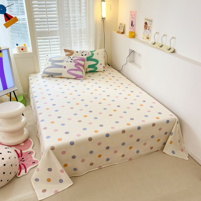 91家纺网 家纺一手货源 找家纺 小叮当家纺仓储工厂店 2025新款13372碎花全棉纯棉四件套 甜百利