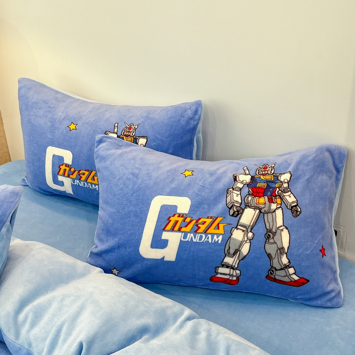 孩子王家纺 2025新款专版花色太空人大版卡通学生宿舍双面加厚牛奶绒系列单枕套--提供买家秀 钢铁侠