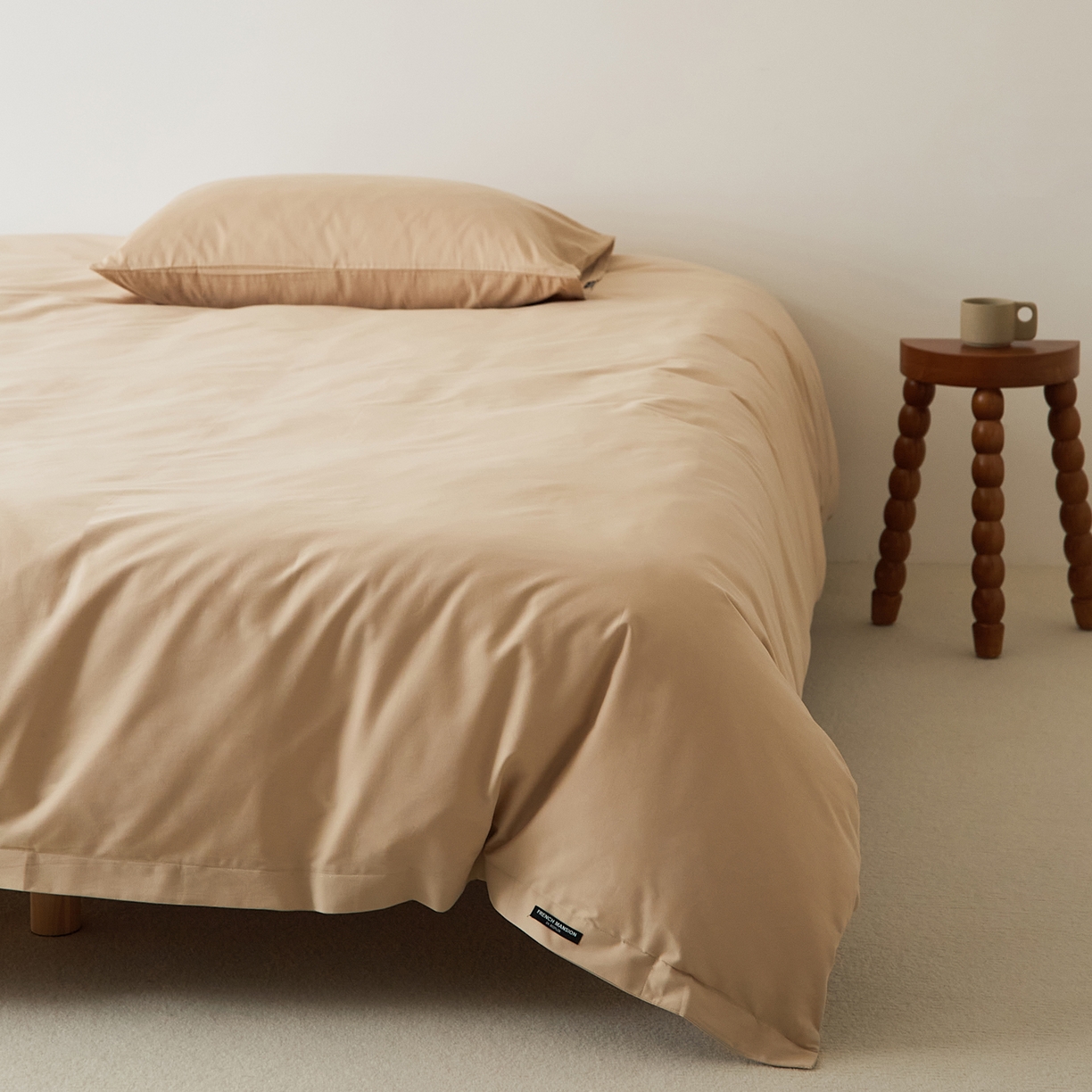 （总）EH家居 2025新款全棉磨毛纯色单被套-云栖系列