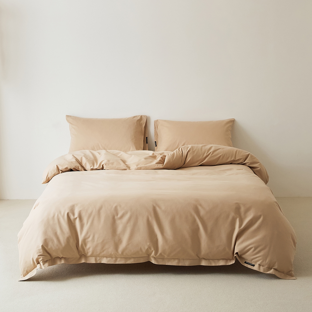 91家纺网 家纺一手货源 找家纺 （总）EH家居 2025新款全棉磨毛纯色单被套-云栖系列