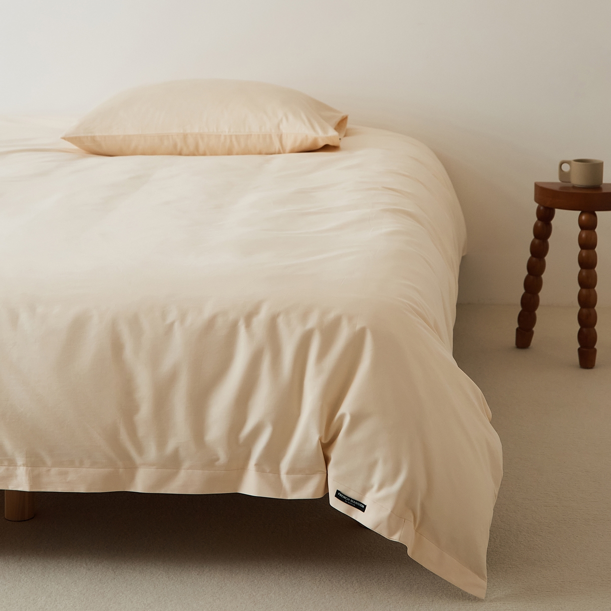 EH家居 2025新款全棉磨毛纯色单被套-云栖系列 云栖-梨落