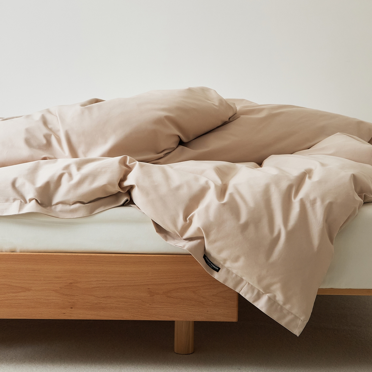 91家纺网 家纺一手货源 找家纺 EH家居 2025新款全棉磨毛纯色单被套-云栖系列 云栖-西洋灰粉