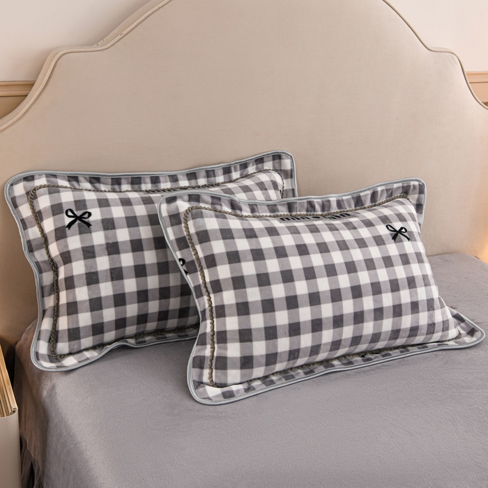 91家纺网 家纺一手货源 找家纺 羽梦2025新款8.5斤牛奶法莱绒金貂法兰绒四件套直播爆款蝴蝶恋-灰