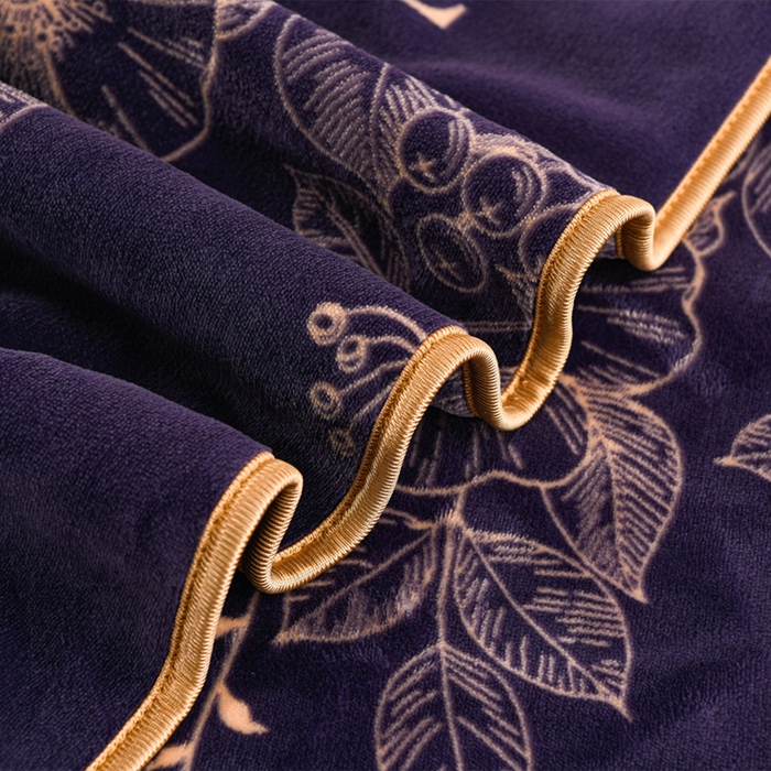 91家纺网 家纺一手货源 找家纺 羽梦2025新款8.5斤牛奶法莱绒金貂法兰绒四件套直播爆款花娇百媚-灰