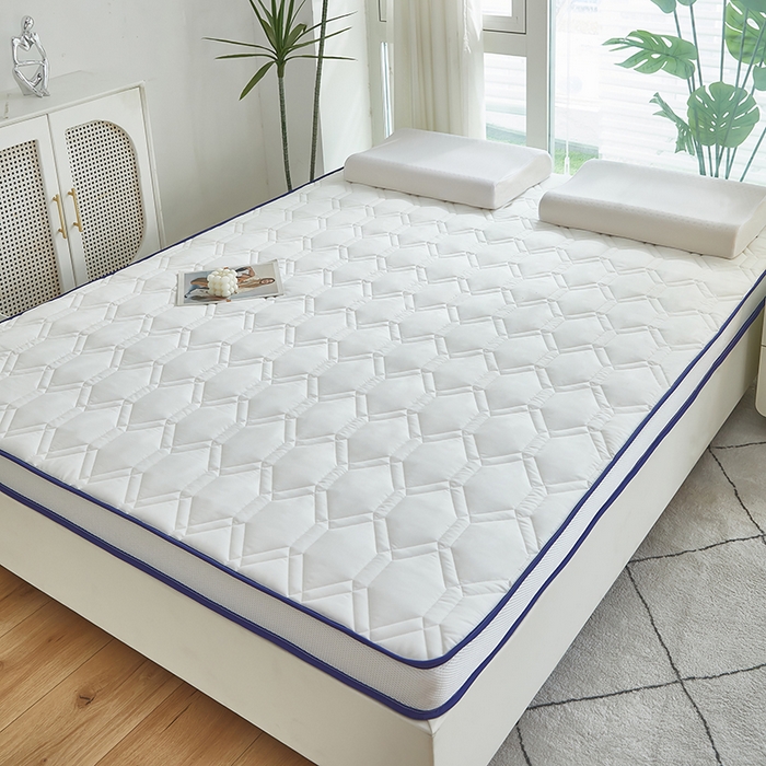 91家纺网 家纺一手货源 找家纺 赢盛家纺 2025新款针织记忆海绵床垫大学生床垫上下铺床垫单人床垫记忆棉床垫高中生床垫子 经典白