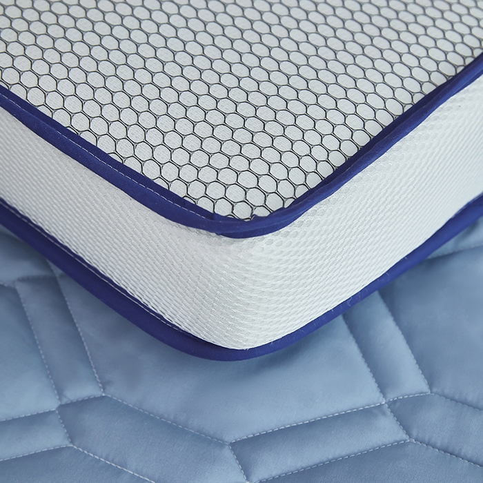 91家纺网 家纺一手货源 找家纺 赢盛家纺 2025新款针织记忆海绵床垫大学生床垫上下铺床垫单人床垫记忆棉床垫高中生床垫子 天空蓝