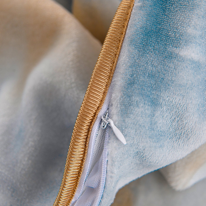 91家纺网 家纺一手货源 找家纺 羽梦2025新款8.5斤牛奶法莱绒金貂法兰绒四件套直播爆款幻镜