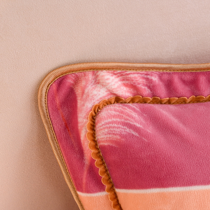 91家纺网 家纺一手货源 找家纺 羽梦2025新款8.5斤牛奶法莱绒金貂法兰绒四件套直播爆款梦羽-粉