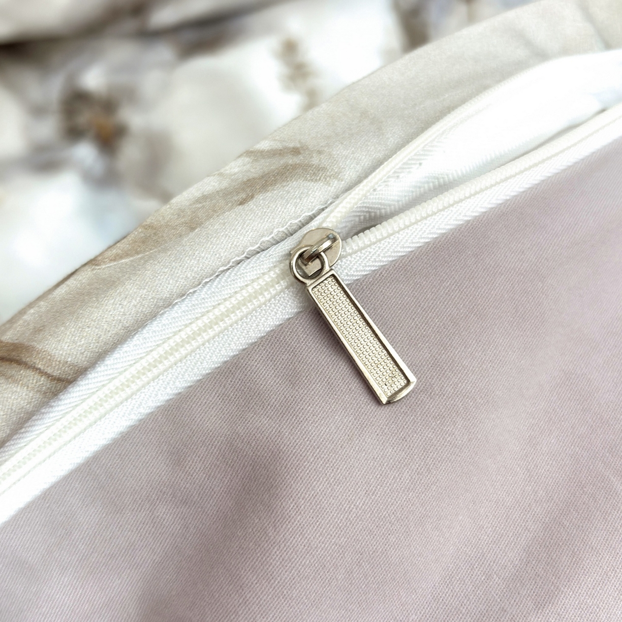 91家纺网 家纺一手货源 找家纺 未来家居 2025新款焕新南疆秋冬全棉加厚磨毛纯色印花四件套 春晓-咖