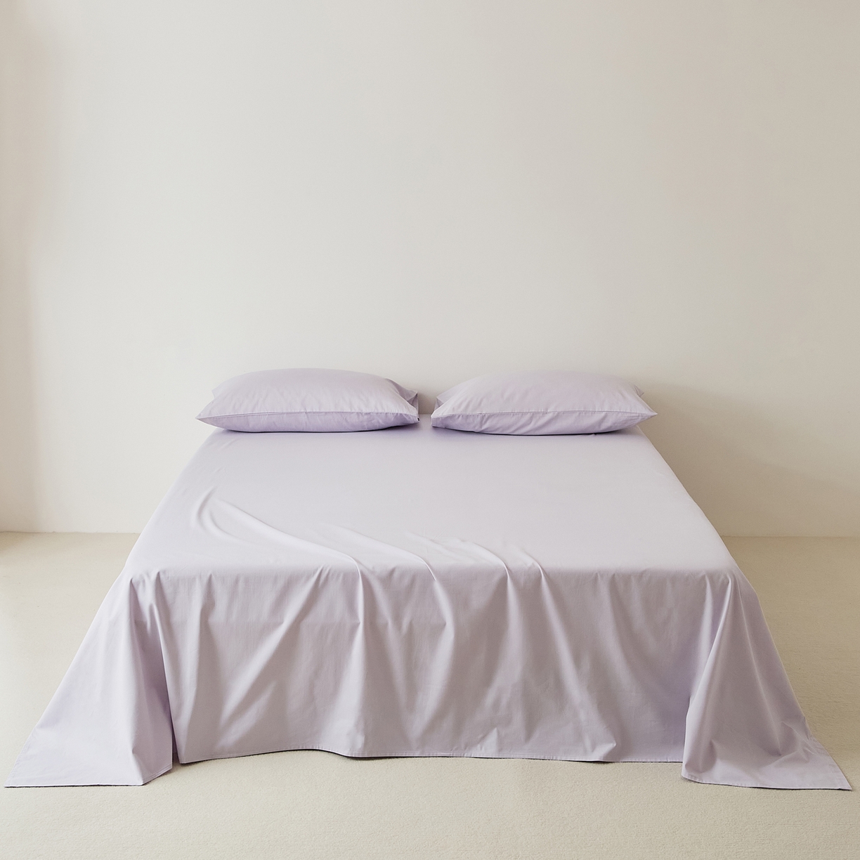 91家纺网 家纺一手货源 找家纺 （总）EH家居 2025新款全棉磨毛纯色单床单-云栖系列