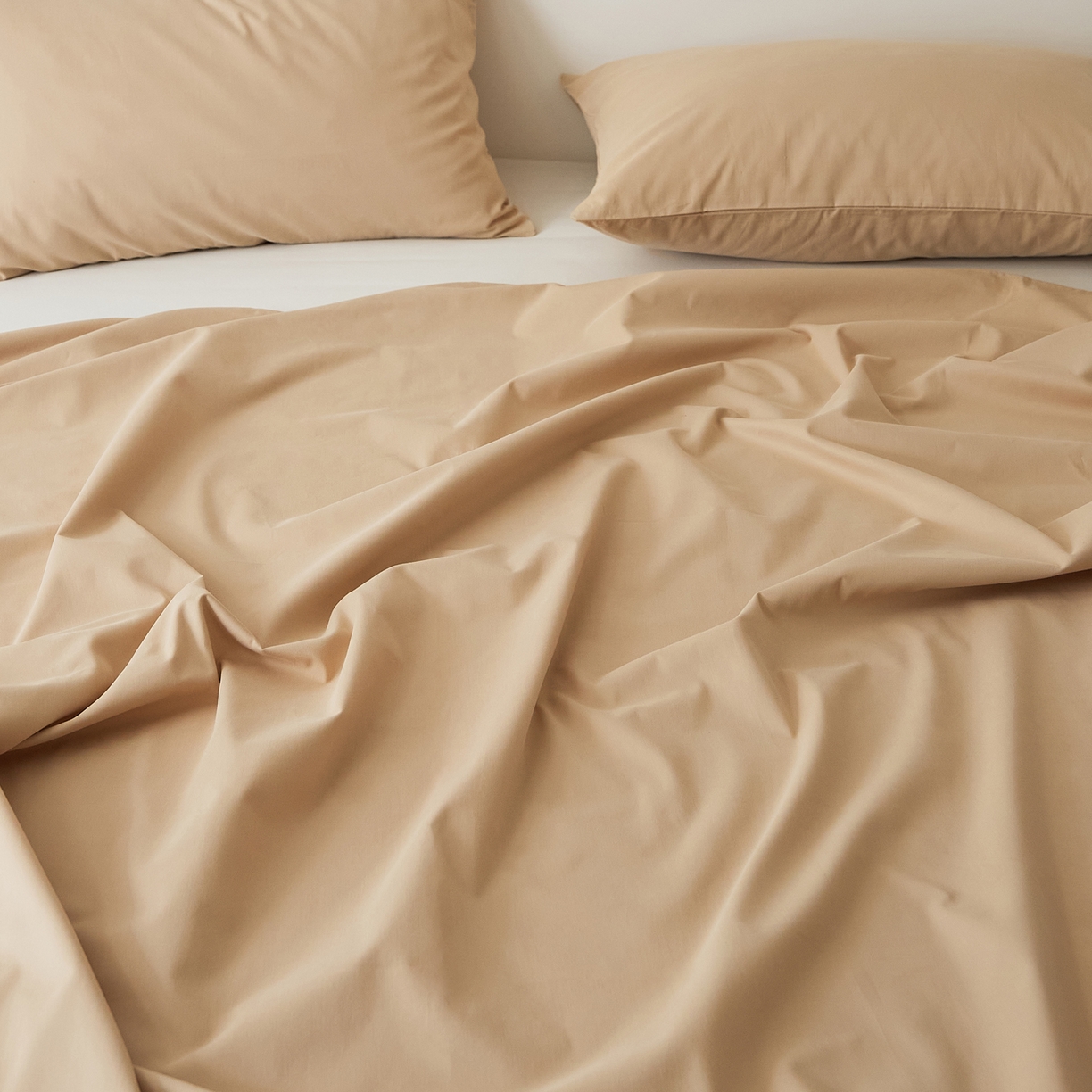 91家纺网 家纺一手货源 找家纺 （总）EH家居 2025新款全棉磨毛纯色单床单-云栖系列