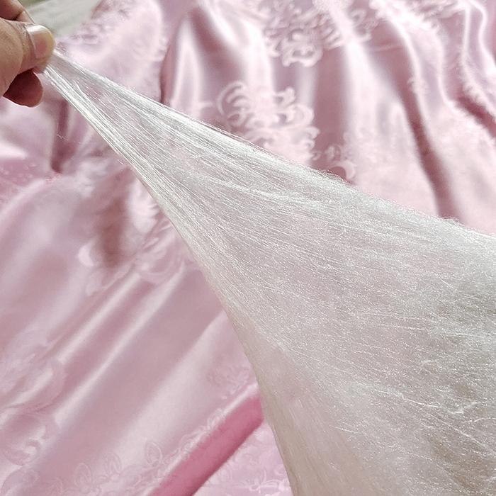 91家纺网 家纺一手货源 找家纺 金同成家纺 2025新款蚕丝被保暖被春秋冬季被子学生季婚庆拉链子母被被子被芯 如意粉