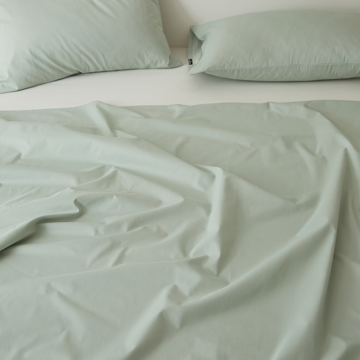 91家纺网 家纺一手货源 找家纺 EH家居 2025新款全棉磨毛纯色单床单-云栖系列 景蓝色