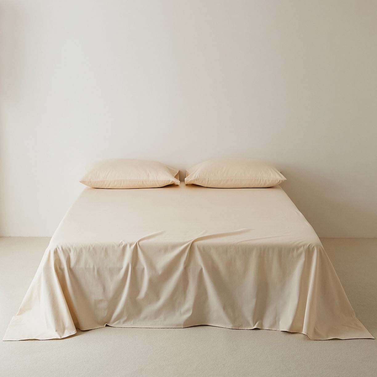 EH家居 2025新款全棉磨毛纯色单床单-云栖系列 梨落