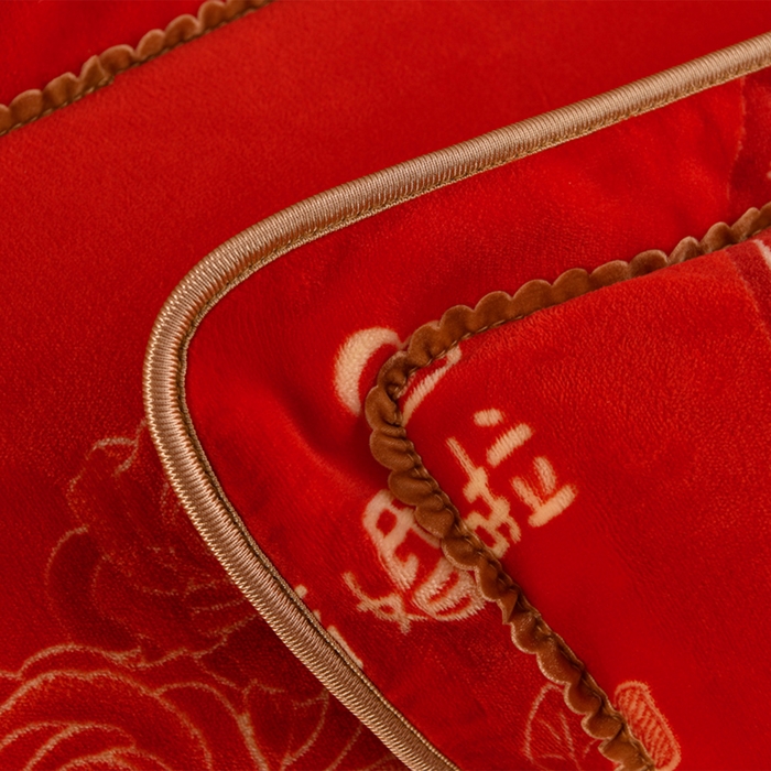 91家纺网 家纺一手货源 找家纺 羽梦2025新款8.5斤牛奶法莱绒金貂法兰绒四件套直播爆款真爱一生