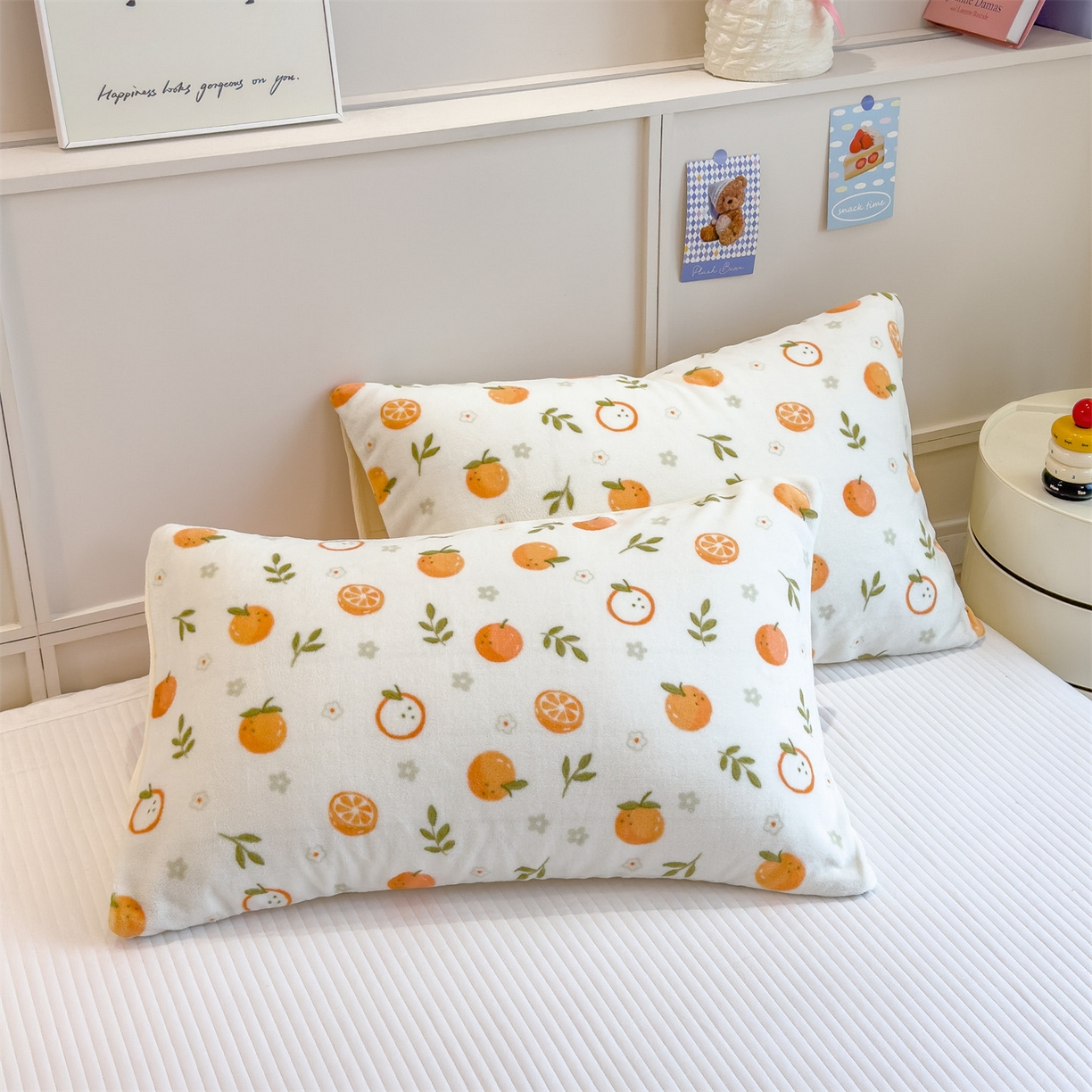 91家纺网 家纺一手货源 找家纺 丝幔家纺 2025新款A类卡通牛奶绒毛毯多功能毯 大橘大利