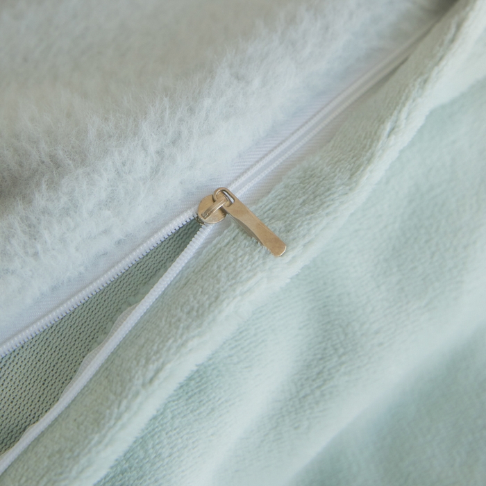 91家纺网 家纺一手货源 找家纺 羽梦家纺 2025新款260克加厚全消光糯米绒阳光绒加厚保暖四件套 糯米绒-气泡蓝