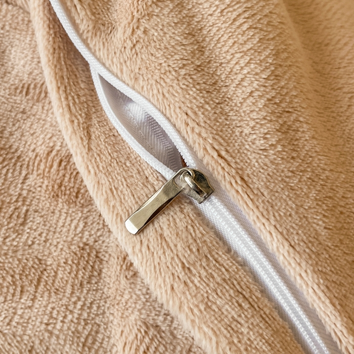 91家纺网 家纺一手货源 找家纺 羽梦家纺 2025新款260克加厚全消光皮草款阳光绒轻奢四件套 托斯卡纳-米黄