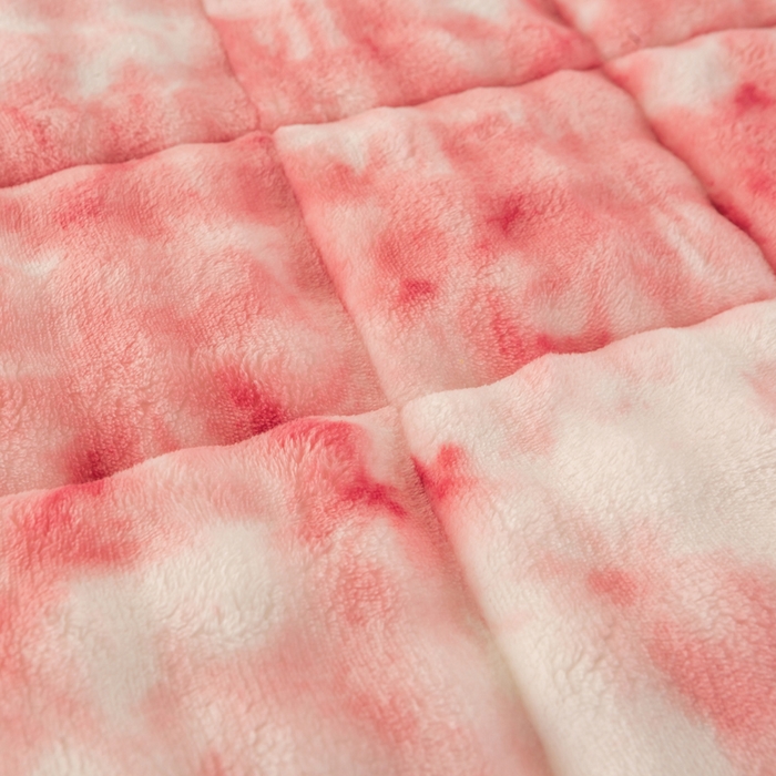 91家纺网 家纺一手货源 找家纺 正邦家纺 2025新款泡泡绒床褥床垫 渐变粉