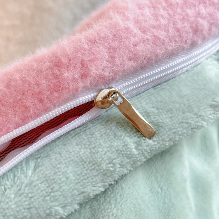 91家纺网 家纺一手货源 找家纺 羽梦家纺 2025新款260克加厚全消光云朵绒阳光绒加厚保暖四件套 棉花糖-泡芙粉