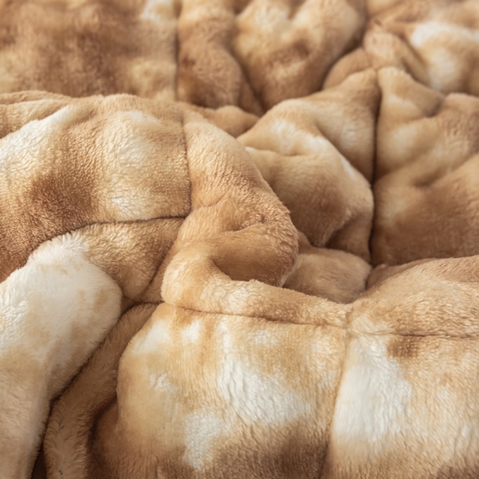 91家纺网 家纺一手货源 找家纺 正邦家纺 2025新款泡泡绒床褥床垫 渐变咖