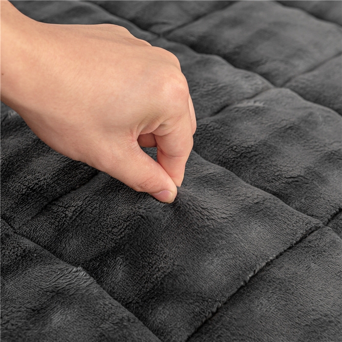 91家纺网 家纺一手货源 找家纺 正邦家纺 2025新款泡泡绒床褥床垫 深灰