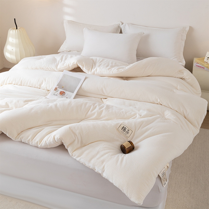 91家纺网 家纺一手货源 找家纺 （总）天瑜家纺 2025新款全棉纯棉纱布大豆被被子被芯