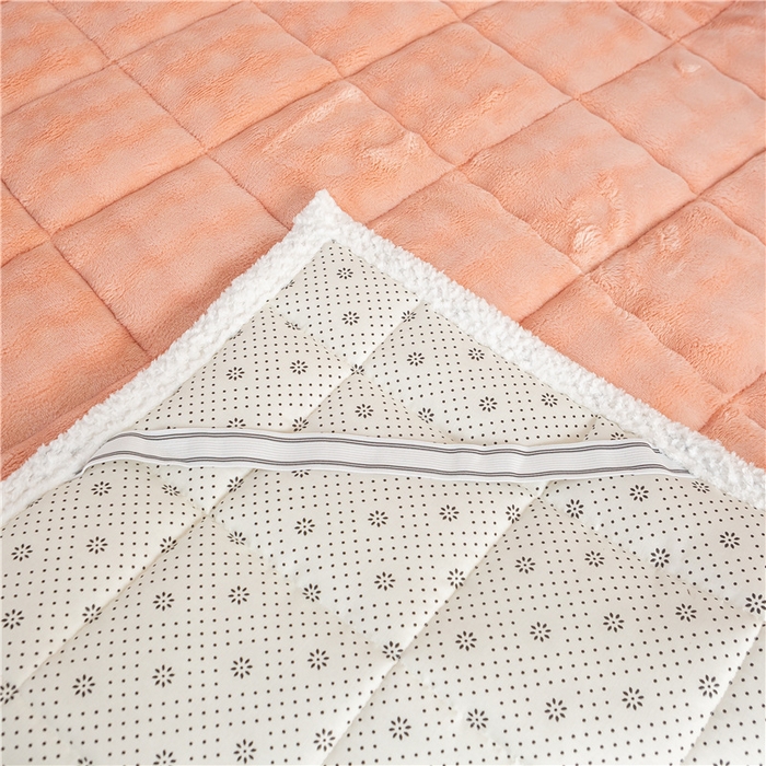 91家纺网 家纺一手货源 找家纺 正邦家纺 2025新款泡泡绒床褥床垫 玉粉