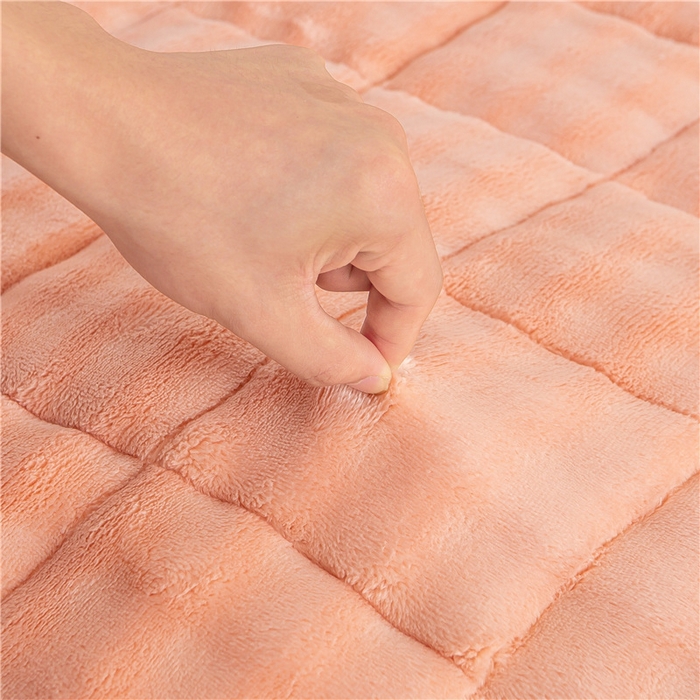 91家纺网 家纺一手货源 找家纺 正邦家纺 2025新款泡泡绒床褥床垫 玉粉