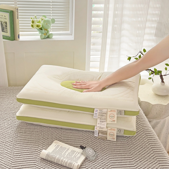 91家纺网 家纺一手货源 找家纺 （总）晚儿 2025新款亲肤舒适草本记舒睡枕枕头枕芯