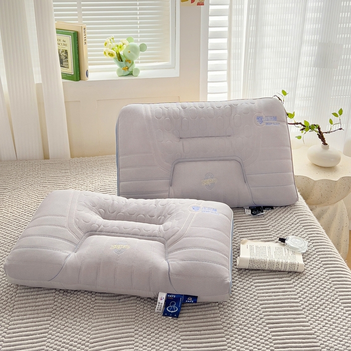 91家纺网 家纺一手货源 找家纺 晚儿 2025新款亲肤舒适零压深睡助眠枕枕头枕芯 雾屿灰