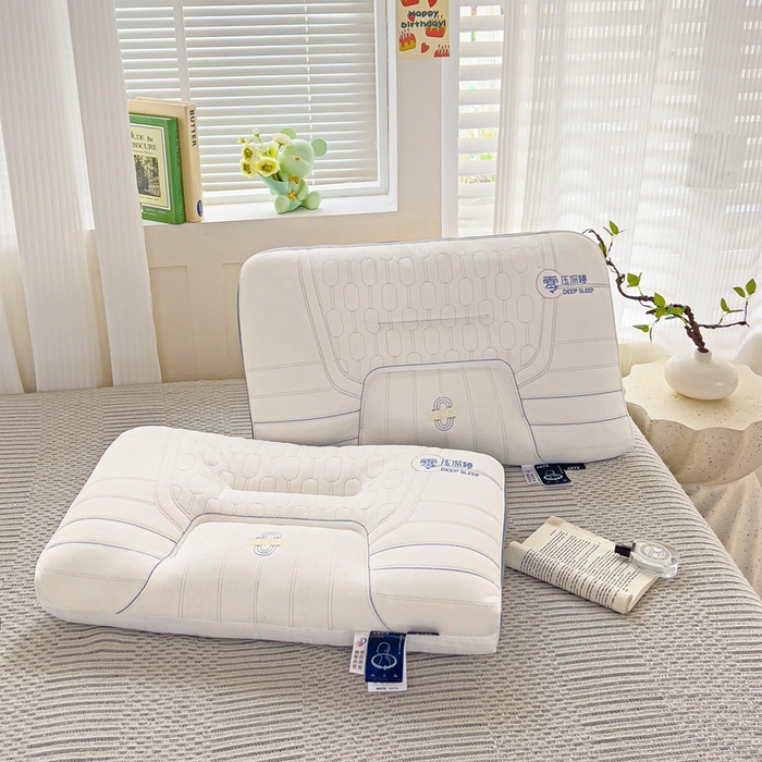 91家纺网 家纺一手货源 找家纺 晚儿 2025新款亲肤舒适零压深睡助眠枕枕头枕芯 月光茧