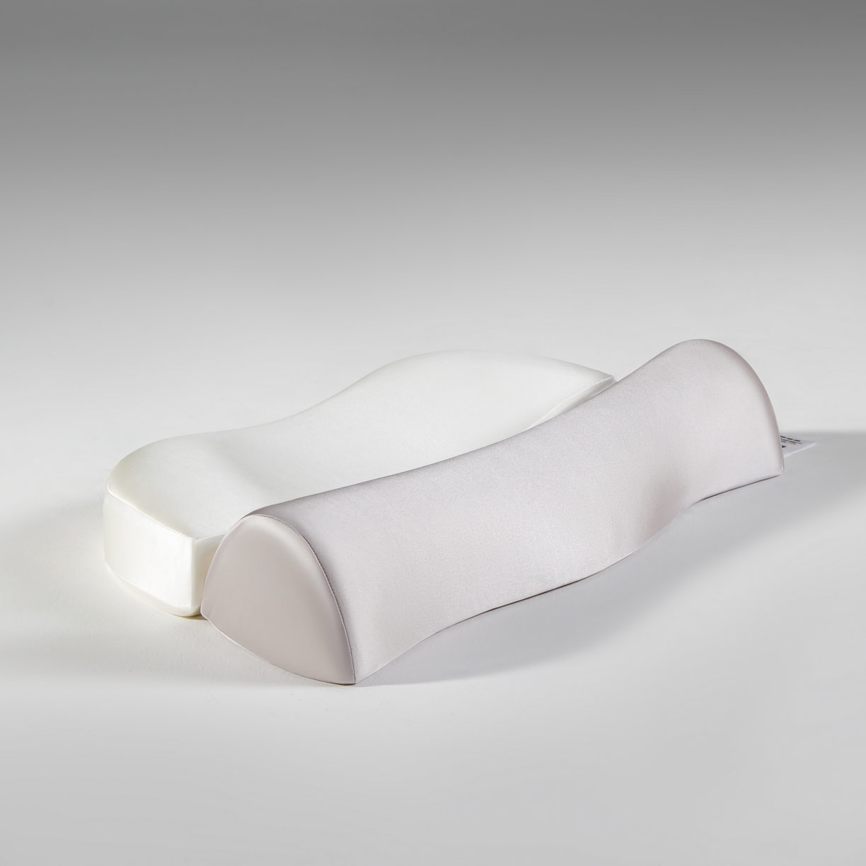 芯链 2025新款深睡零压慢回弹牵引二合一牵引组合枕头 灰白色