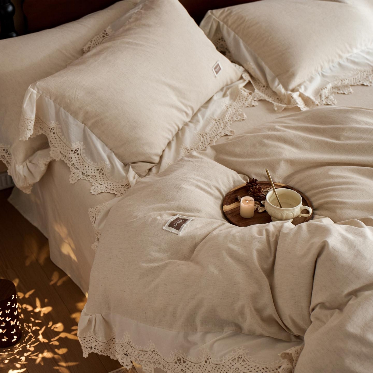 91家纺网 家纺一手货源 找家纺 （总）涵宸家纺 2025新款A类棉麻四件套-柔境