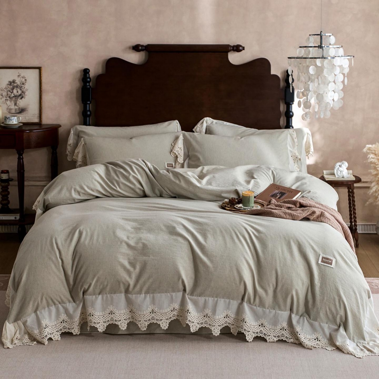 91家纺网 家纺一手货源 找家纺 （总）涵宸家纺 2025新款A类棉麻四件套-柔境