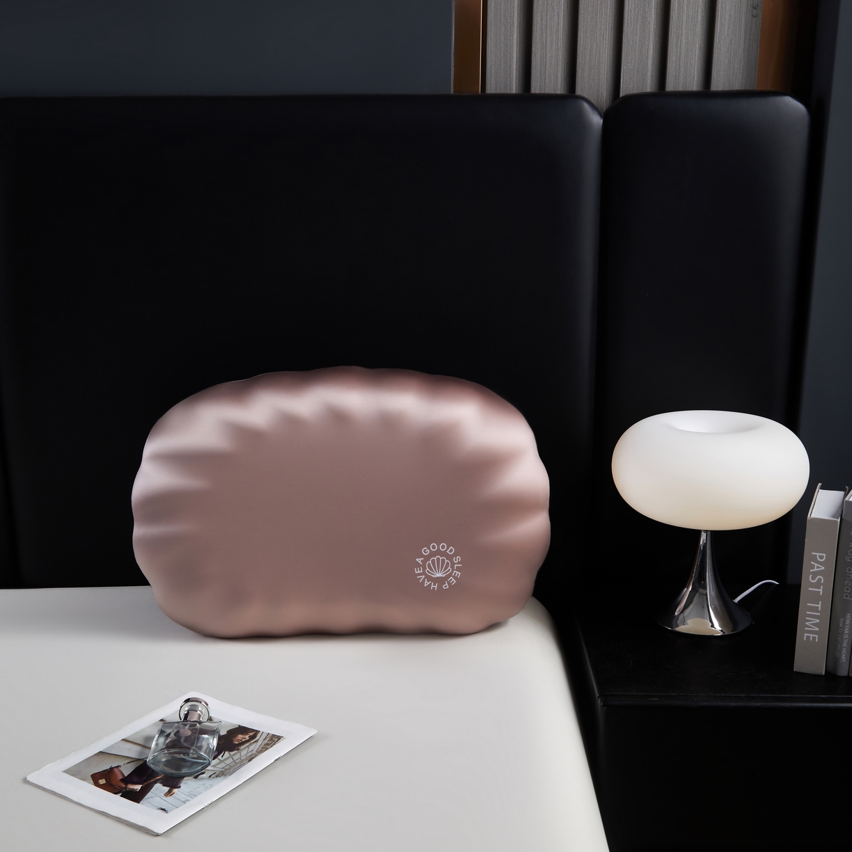 芯链  2025年新款生物基贝壳枕 玫瑰金