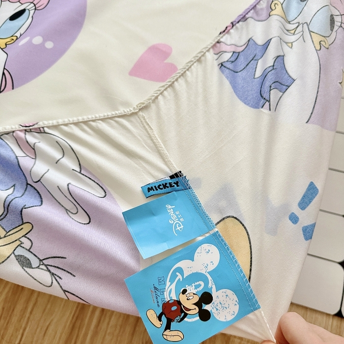 91家纺网 家纺一手货源 找家纺 小叮当家纺仓储工厂店 2025新款迪士尼水洗棉床笠单品床笠床笠单件 可爱黛西