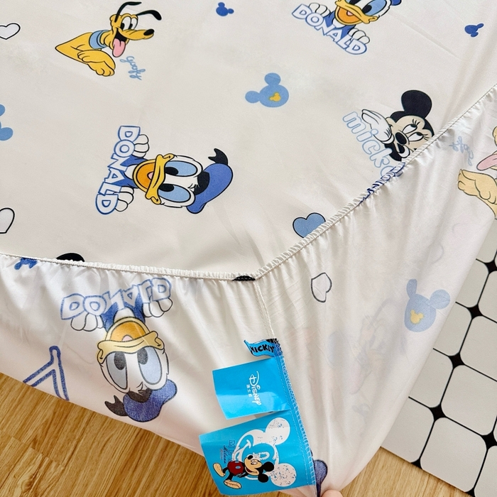 91家纺网 家纺一手货源 找家纺 小叮当家纺仓储工厂店 2025新款迪士尼水洗棉床笠单品床笠床笠单件 米奇伙伴