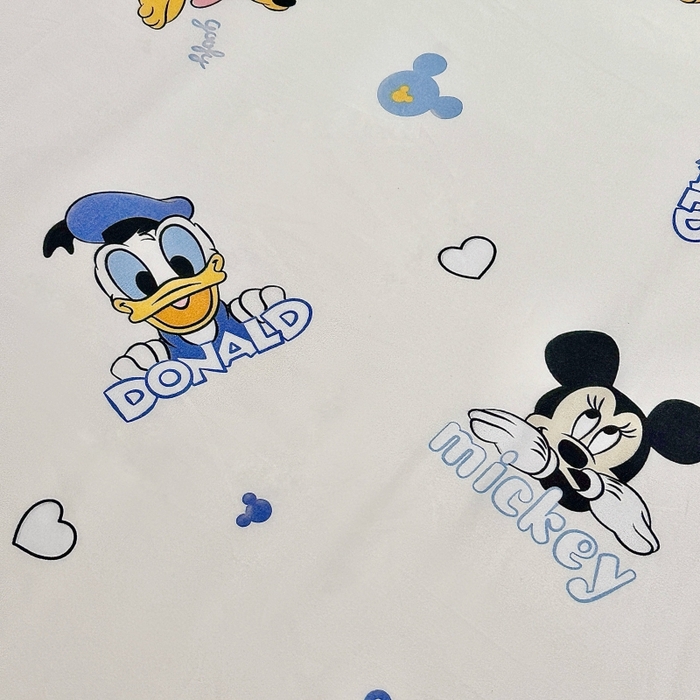 91家纺网 家纺一手货源 找家纺 小叮当家纺仓储工厂店 2025新款迪士尼水洗棉床笠单品床笠床笠单件 米奇伙伴