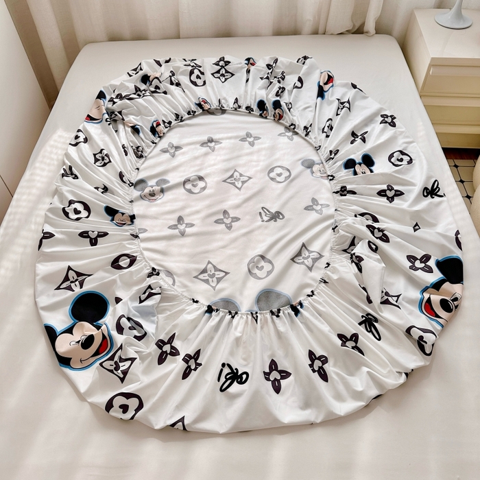 91家纺网 家纺一手货源 找家纺 小叮当家纺仓储工厂店 2025新款迪士尼水洗棉床笠单品床笠床笠单件 轻奢米奇