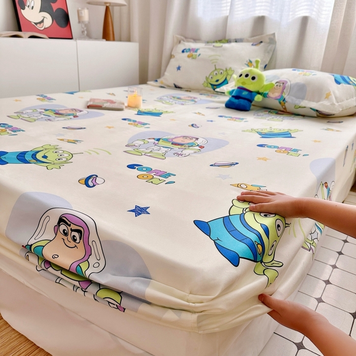 小叮当家纺仓储工厂店 2025新款迪士尼水洗棉床笠单品床笠床笠单件 玩具派对