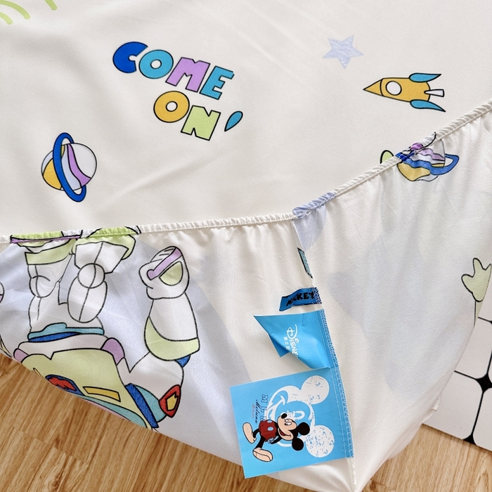 91家纺网 家纺一手货源 找家纺 小叮当家纺仓储工厂店 2025新款迪士尼水洗棉床笠单品床笠床笠单件 玩具派对