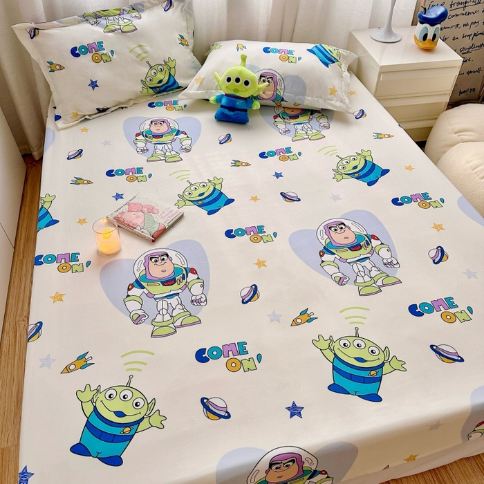 91家纺网 家纺一手货源 找家纺 小叮当家纺仓储工厂店 2025新款迪士尼水洗棉床笠单品床笠床笠单件 玩具派对