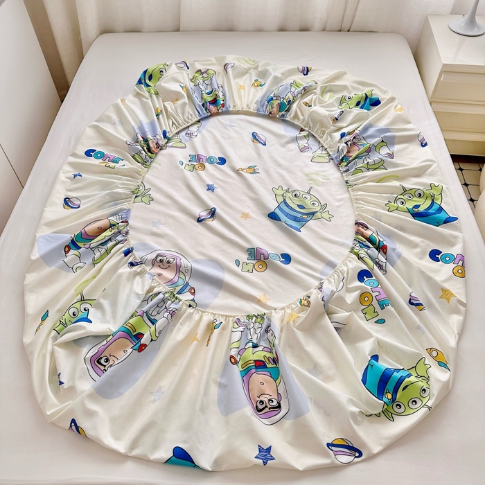 91家纺网 家纺一手货源 找家纺 小叮当家纺仓储工厂店 2025新款迪士尼水洗棉床笠单品床笠床笠单件 玩具派对