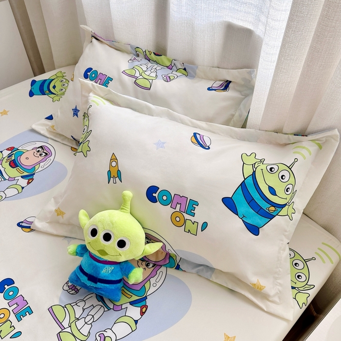 91家纺网 家纺一手货源 找家纺 小叮当家纺仓储工厂店 2025新款迪士尼水洗棉床笠单品床笠床笠单件 玩具派对