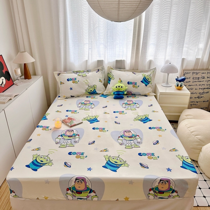 91家纺网 家纺一手货源 找家纺 小叮当家纺仓储工厂店 2025新款迪士尼水洗棉床笠单品床笠床笠单件 玩具派对